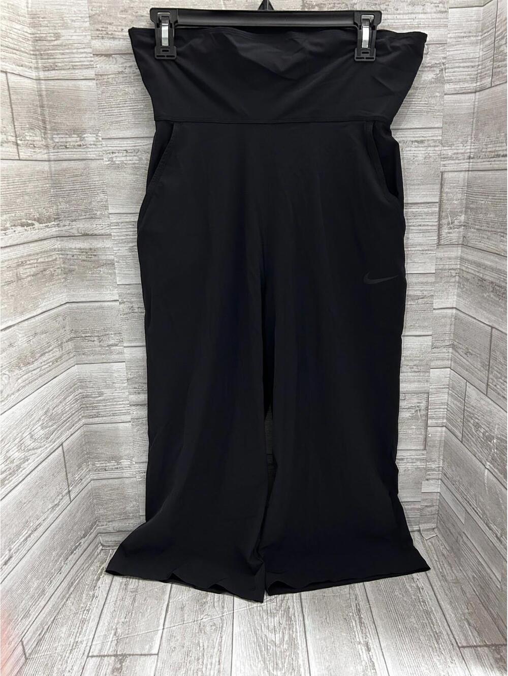 Nike Dri-Fit Wide Leg Pants Black Women’s Size S NWOT